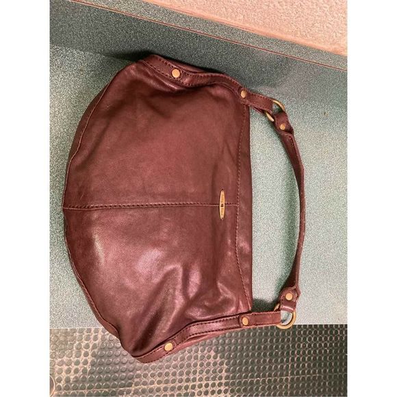 Lucky Brand Leather Lamb Skin Brown Bag Purse - Picture 4 of 17